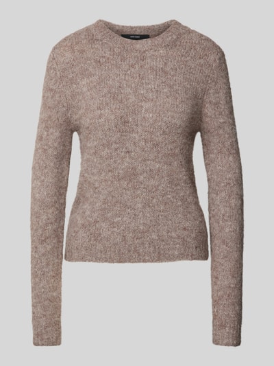 Vero Moda Pullover mit Rundhalsausschnitt Taupe 2