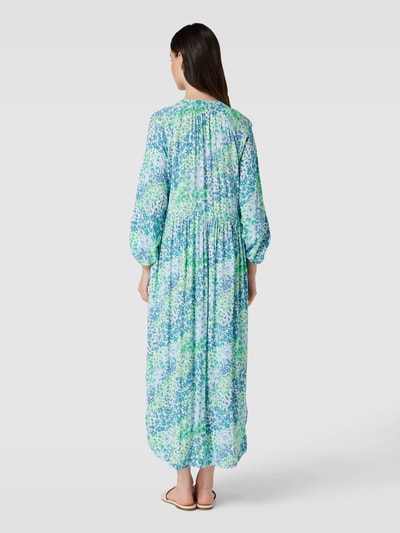 B.Young Midi-jurk met dierenprint, model 'Joella' Oceaanblauw - 5