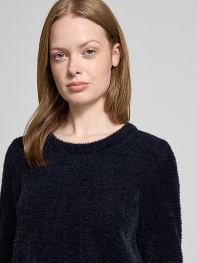 More & More Strickshirt mit Rundhalsausschnitt Marine 3