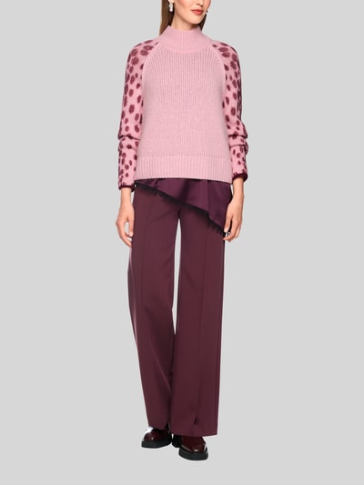 Marc Cain Pullover aus Alpakamix mit Logo-Detail Rose 1