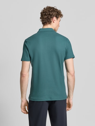 LERROS Regular Fit Poloshirt mit Label-Detail und Knopfleiste Gruen 5