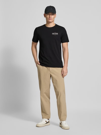 Tommy Hilfiger Regular Fit T-Shirt aus reiner Baumwolle Black 1