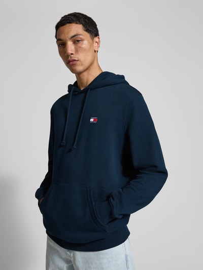 Tommy Jeans Bluza z kapturem o kroju regular fit z czystej bawełny Granatowy 3