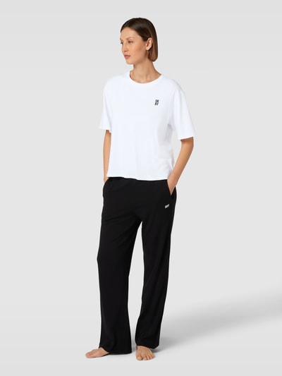 DKNY Loungehose mit elastischem Bund Weiss 1