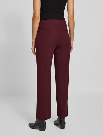 Raffaello Rossi Straight Fit Bundfaltenhose Modell 'RENEE' Bordeaux 5