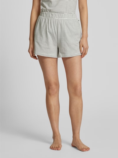 Marc O'Polo Comfort Fit Pyjama Shorts aus reiner Baumwolle Offwhite 5