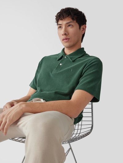 WOOD WOOD Poloshirt mit Label-Stitching Grün 6