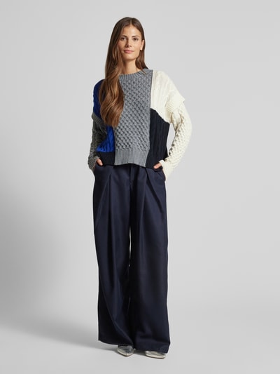 Weekend Max Mara Gebreide pullover van scheerwol, model 'MESTRE' Lichtgrijs - 1