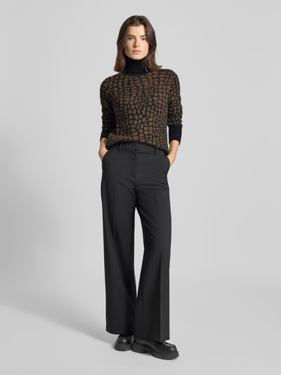 JOOP! Coltrui in all-over look, model 'KORDULA' Middenbruin - 1