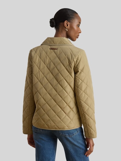 Lauren Ralph Lauren Kurtka pikowana o kroju regular fit z wyhaftowanym herbem Piaskowy 5