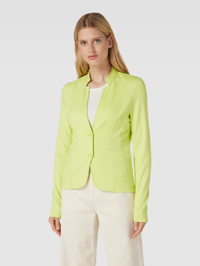 More & More Blazer mit Knopfleiste Hellgrün 4