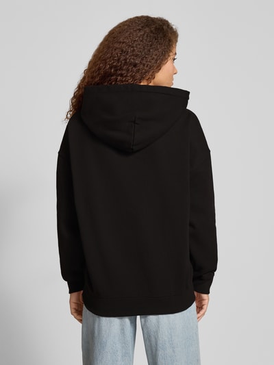 Pegador Oversized hoodie met labelstitching, model 'CLARITA' Zwart - 5