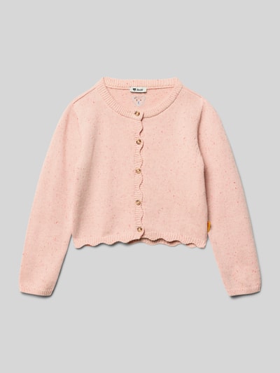 Steiff Gebreid jack met ribboorden Roze - 1