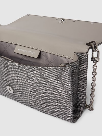 MICHAEL Michael Kors Handtasche mit Schulterriemen Modell 'MONA' Silber 5