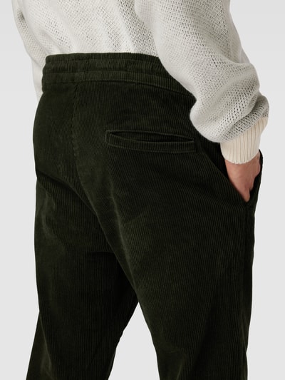 Only & Sons Tapered Cropped Hose aus Cord Modell 'LINUS' Oliv 3