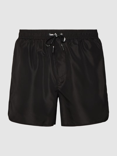 Karl Lagerfeld Beachwear Badehose mit Logo-Print Black 2