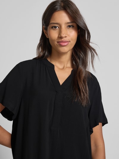 Tom Tailor Oversized Minikleid aus reiner Viskose Black 3