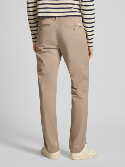 Calvin Klein Jeans Slim fit chino met steekzakken Beige - 5