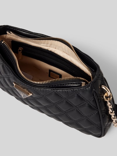 Guess Handtasche mit Strukturmuster Modell 'GIULLY' Black 5