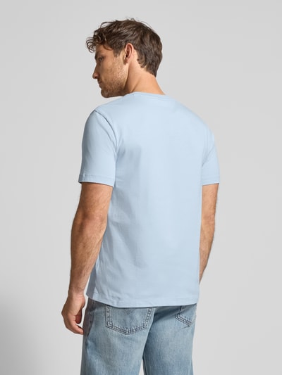 Tommy Hilfiger Regular Fit T-Shirt aus reiner Baumwolle Hellblau 5