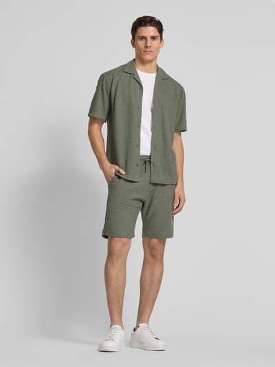 MCNEAL Regular Fit Freizeithemd mit Umlegekragen Modell 'GUSTAV' Khaki 1