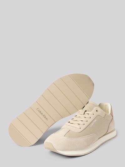CK Calvin Klein Sneaker mit Label-Detail Beige 4