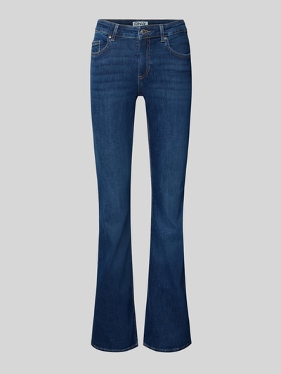 ONLY Bootcut-Jeans aus Baumwoll-Mix Modell 'BLUSH' Jeansblau 1