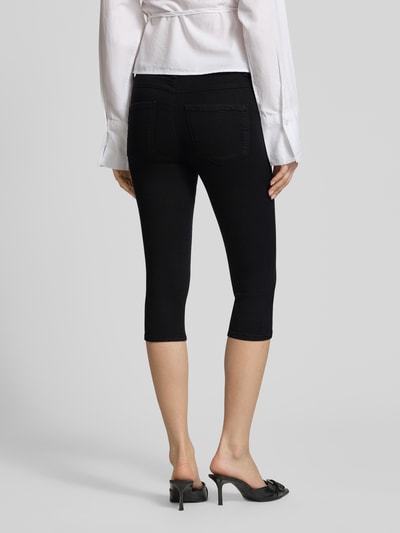 ONLY Jeansy capri o kroju regular fit z mieszanki wiskozy model 'RAIN' Czarny 5