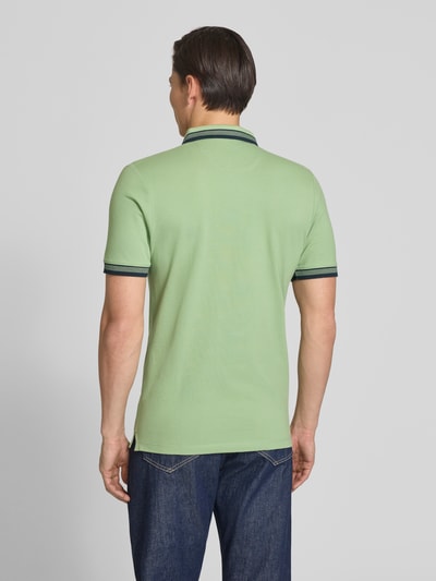 s.Oliver RED LABEL Regular Fit Poloshirt aus Baumwoll-Mix Gruen 5