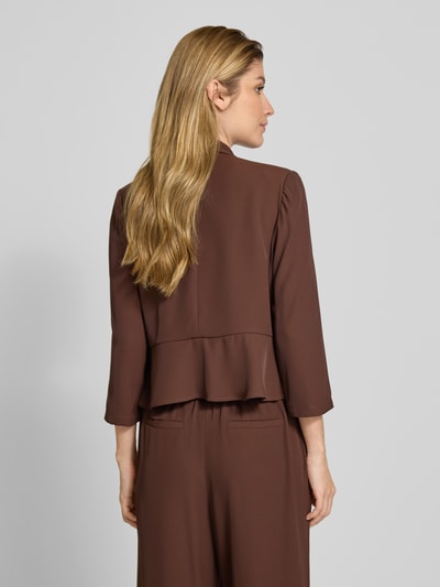 Zero Regular Fit Blazer mit 3/4-Arm Mittelbraun 5