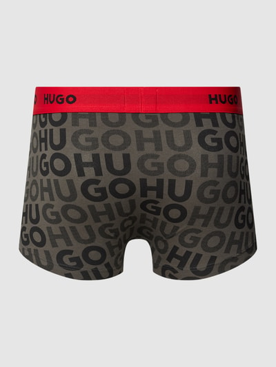 HUGO Trunks mit elastischem Label-Bund Mittelgrau 3