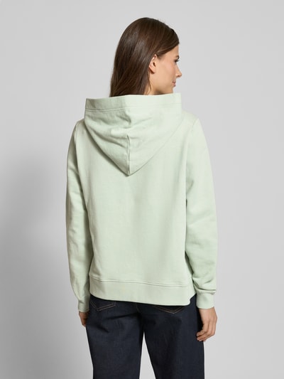 Marc O'Polo Relaxed Fit Hoodie aus reiner Baumwolle mit gepeachter Oberfläche Mint 5