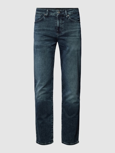 BOSS Orange Jeans im 5-Pocket-Design Modell 'Maine' Dunkelblau 1
