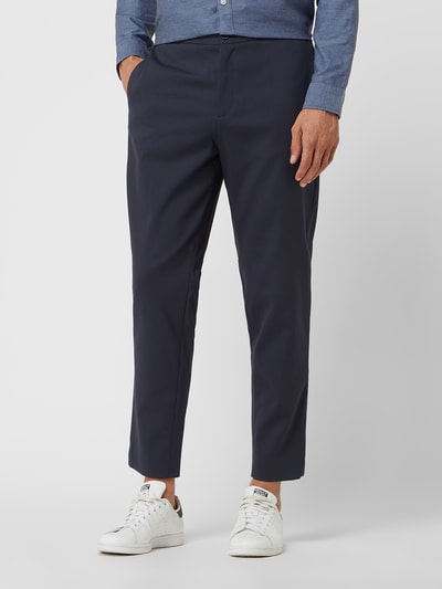 SELECTED HOMME Slim Tapered Fit Jogpants mit Stretch-Anteil Modell 'Dann' Marine 4