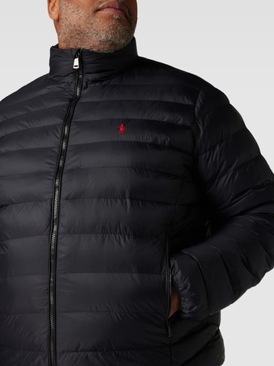 Polo Ralph Lauren Big & Tall PLUS SIZE Steppjacke mit Label-Stitching Schwarz 3
