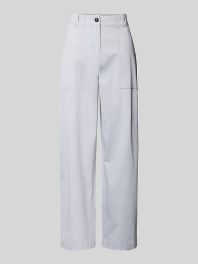 Marc O'Polo Barrel Fit Hose aus Baumwoll-Mix Hellblau 2