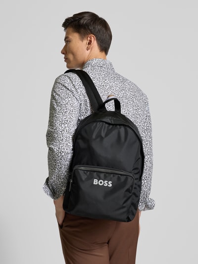 BOSS Rucksack mit verstellbaren Riemen Modell 'CATCH_3.0' Black 1
