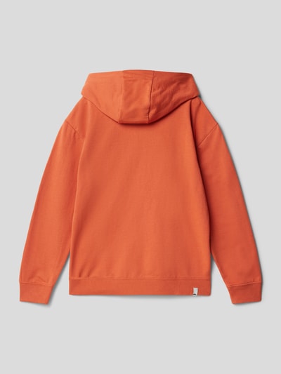 Quiksilver Hoodie met labelprint, model 'FADE' Oranje - 3