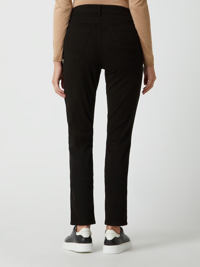 Brax Skinny fit broek met modal, model 'Shakira' Zwart - 5