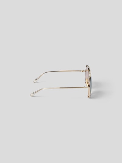 Chloé Sonnenbrille mit Doppelsteg Grün 4