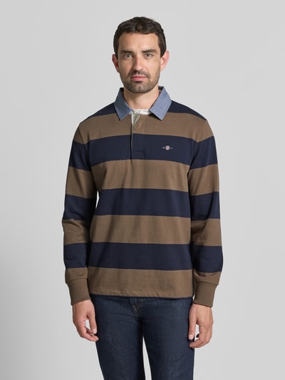 GANT Bluza dresowa z czystej bawełny, krój regular fit Szarobrązowy 4