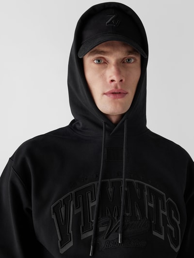 VTMNTS Oversized Hoodie mit Label-Detail Black 3