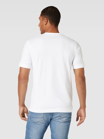 Tom Tailor T-shirt met labelprint Wit - 5