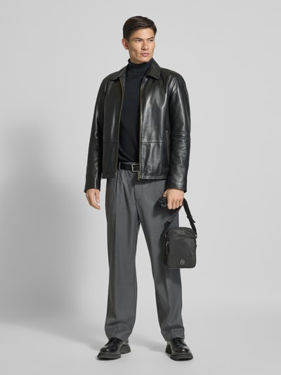 BOSS Umhängetasche aus softem Twill Black 1