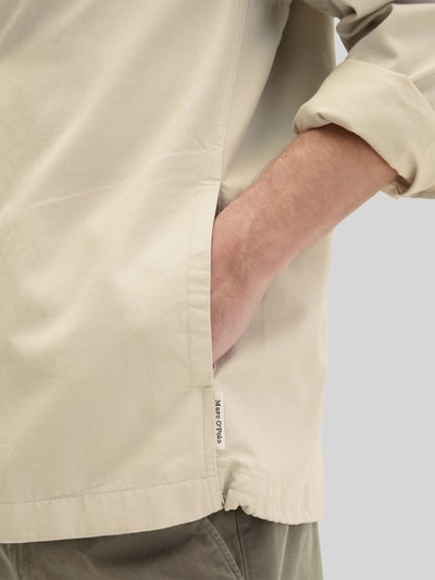 Marc O'Polo Regular Fit Overshirt mit seitlichen Eingrifftaschen Ecru 3