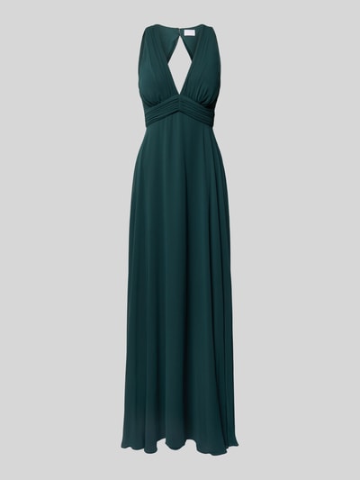 Jake*s Cocktail Abendkleid mit Cut Out im Rücken Dunkelgruen 2