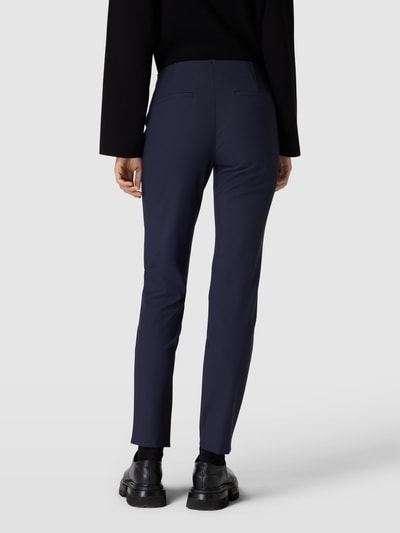 Betty Barclay Stoffen broek met siernaden Marineblauw - 5