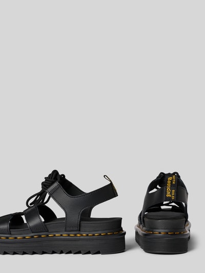 Produktfoto, Sandalette aus Leder mit Schnürung Modell 'Nartilla' von Dr. Martens, naturalna skóra, zaokrąglony czubek, wiązanie, wysokość obcasa w rozmiarze 40: 5 cm, damskie