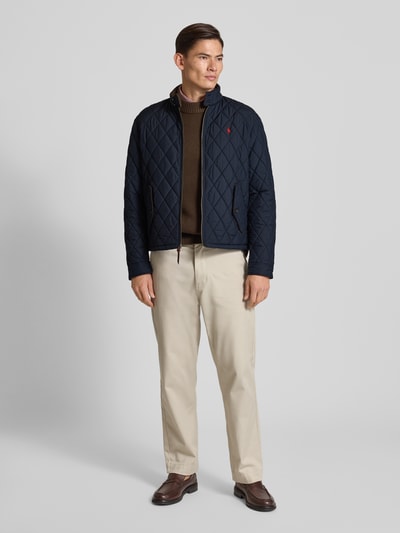 Polo Ralph Lauren Windbreaker mit Steppnähten und Label-Stitching Marine 1