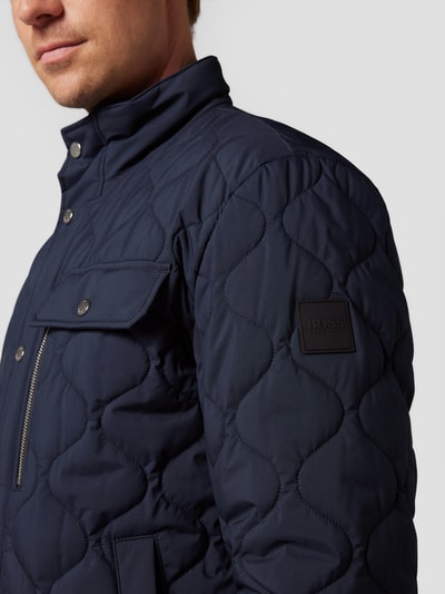 BOSS Steppjacke mit Brusttasche Modell 'Carimo' Marine 3